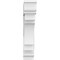 Ekena Millwork Standard Merced Architectural Grade PVC Bracket with Traditional Ends, 3"W x 18"D x 18"H BKTP03X18X18MRC01 - alternate 4